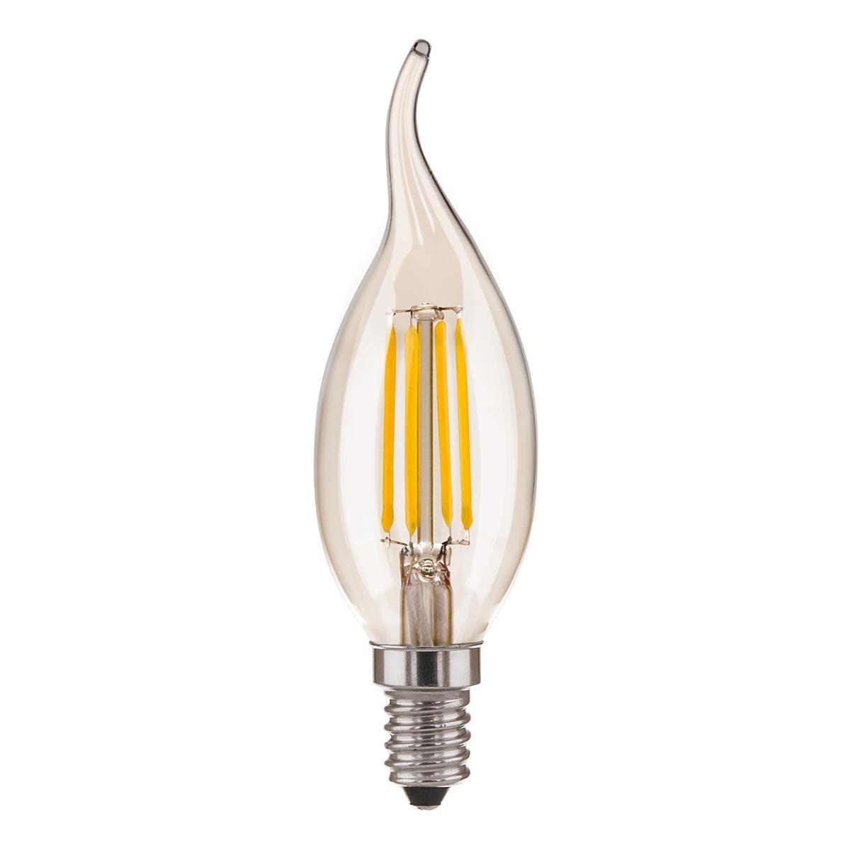 Лампа светодиодная филаментная Elektrostandard BLE1428 E14 9W 3300K прозрачная a050138