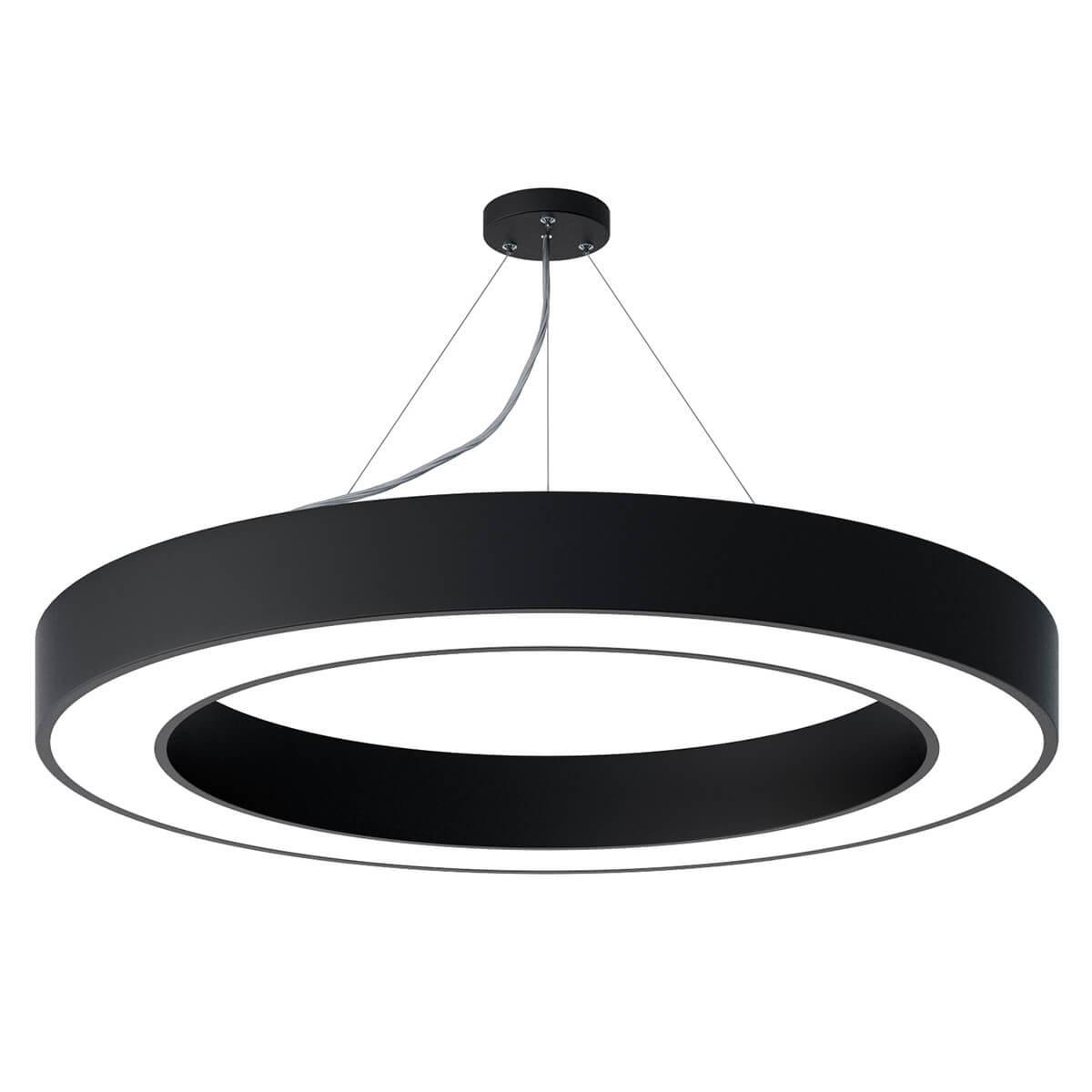 Подвесной светодиодный cветильник Geometria ЭРА Ring SPO-134-B-40K-056 56Вт 4000К черный Б0050565 Подвесной светодиодный cветильник Geometria ЭРА Ring SPO-134-B-40K-056 56Вт 4000К черный Б0050565