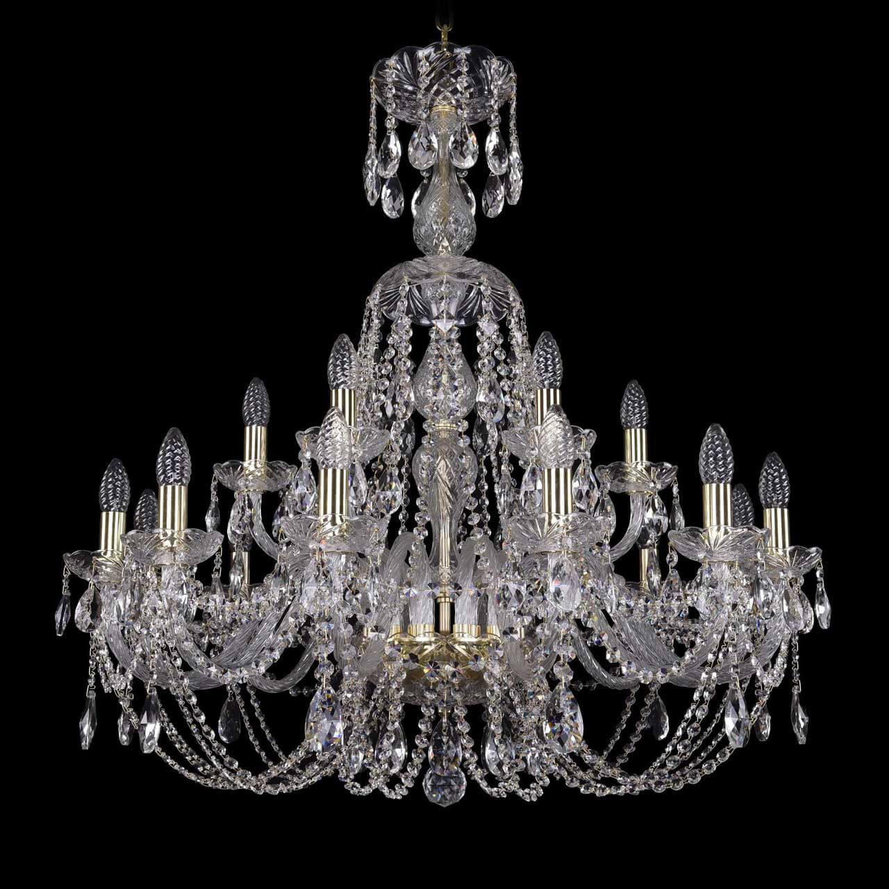 Подвесная люстра Bohemia Ivele 1406/12+6/300/XL-90 G Подвесная люстра Bohemia Ivele 1406/12+6/300/XL-90 G