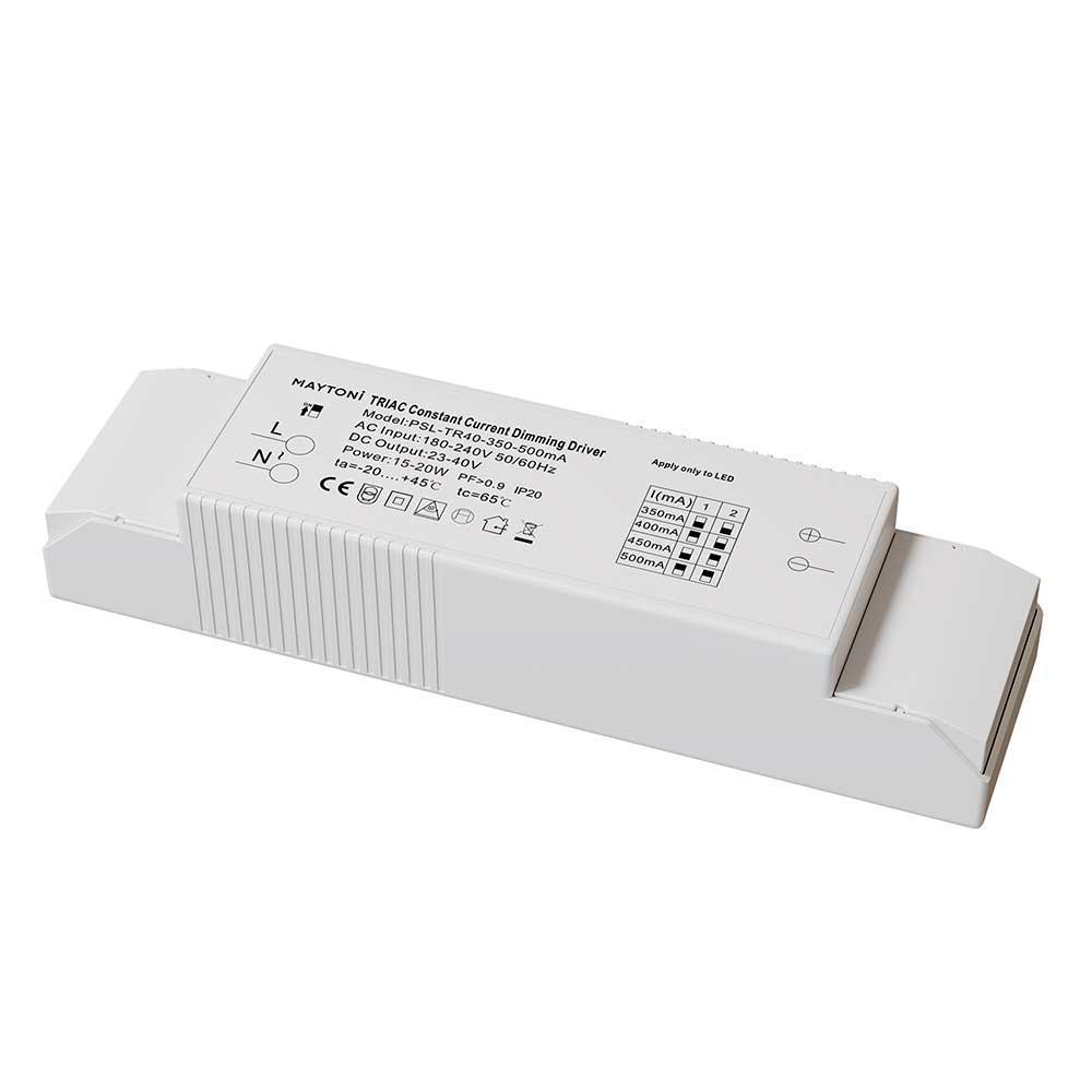 Блок питания Maytoni Technical Triac 23-40V 15-20W IP20 0,35-0,5A PSL-TR40-350-500mA Блок питания Maytoni Technical Triac 23-40V 15-20W IP20 0,35-0,5A PSL-TR40-350-500mA