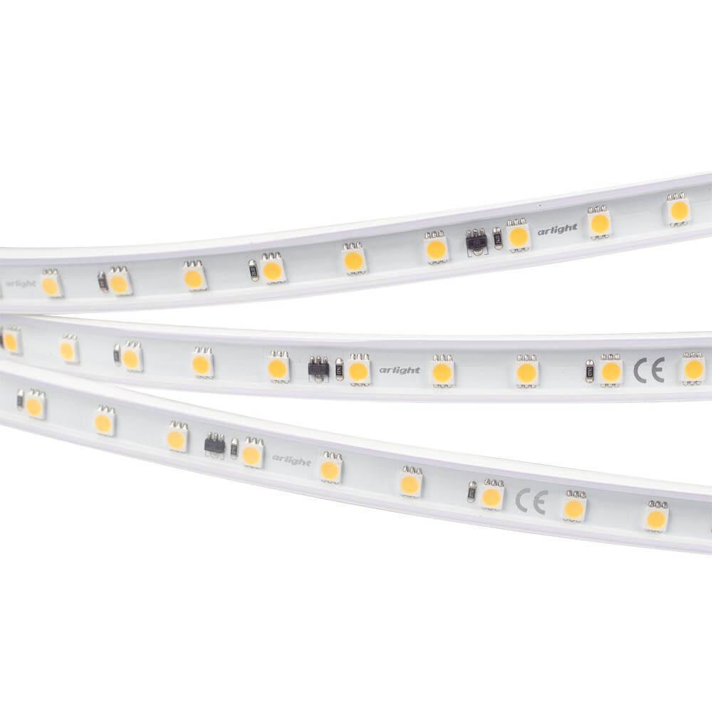 Светодиодная лента Arlight 8W/m 54LED/m 5060SMD холодный белый 50M 027055