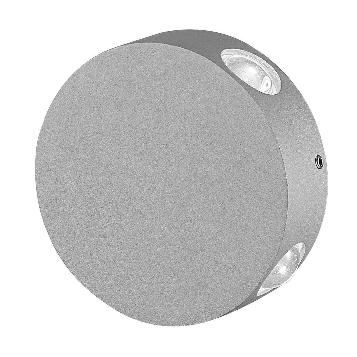Уличный настенный светодиодный светильник Uniel ULU-S42A-4x1W/4000K IP65 Grey UL-00009353 Уличный настенный светодиодный светильник Uniel ULU-S42A-4x1W/4000K IP65 Grey UL-00009353