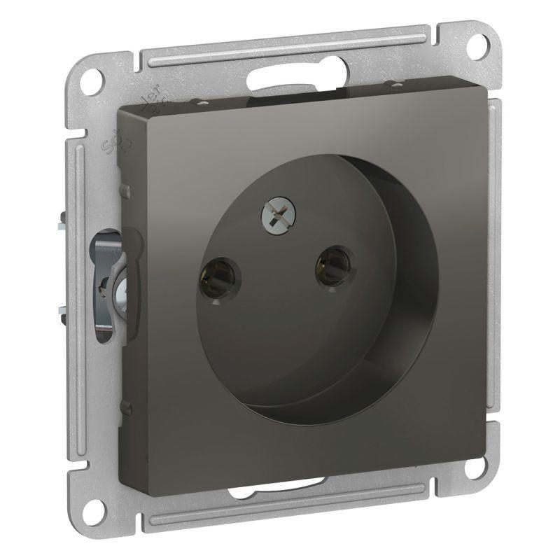 Розетка 2К Schneider Electric AtlasDesign 16A 250V сталь ATN000941 Розетка 2К Schneider Electric AtlasDesign 16A 250V сталь ATN000941