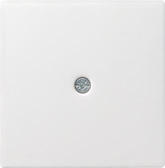 Лицевая панель Gira System 55 ввода кабеля чисто-белый глянцевый 027403