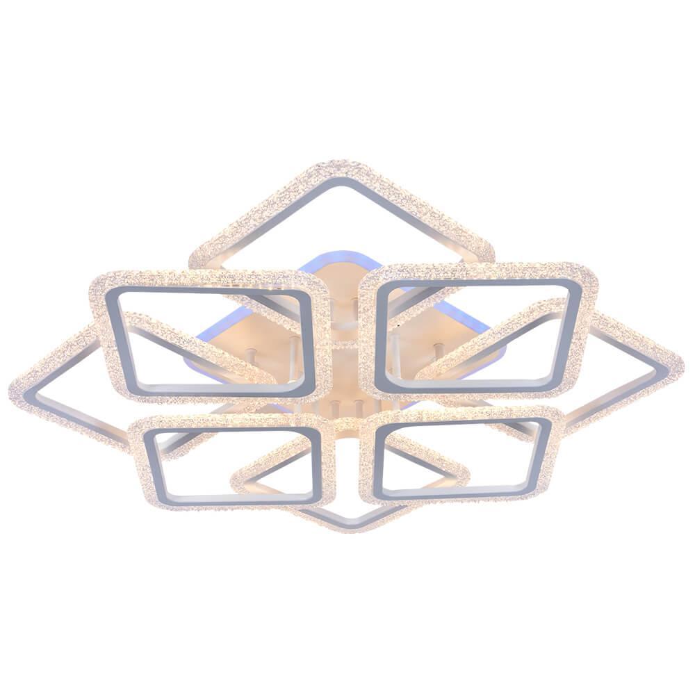 Потолочная светодиодная люстра Profit Light 8015/4+4 WHT