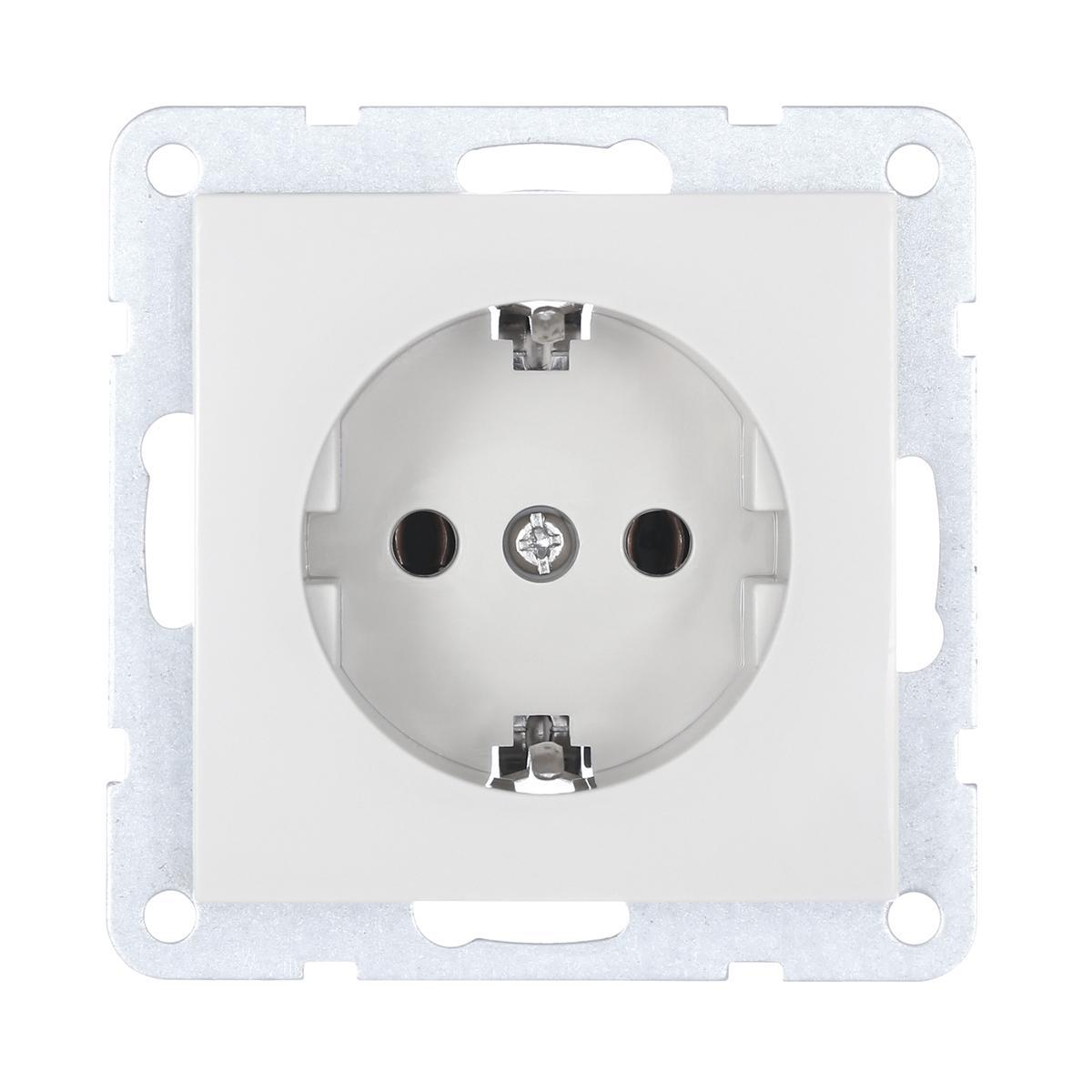 Розетка LK Studio с з/к, без шторок (белый) LK60 863104-1 Розетка LK Studio с з/к, без шторок (белый) LK60 863104-1