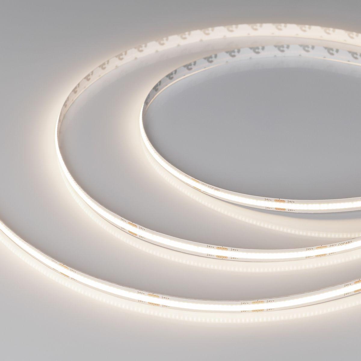 Светодиодная лента Arlight 10W/m 480Led/m CSP дневной белый 20M COB-X480-8mm 24V Day4000 048023 Светодиодная лента Arlight 10W/m 480Led/m CSP дневной белый 20M COB-X480-8mm 24V Day4000 048023