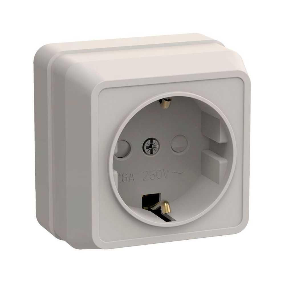 Розетка 2P+PE IEK Oktava со шторками кремовая ERO14-K33-16-DC Розетка 2P+PE IEK Oktava со шторками кремовая ERO14-K33-16-DC