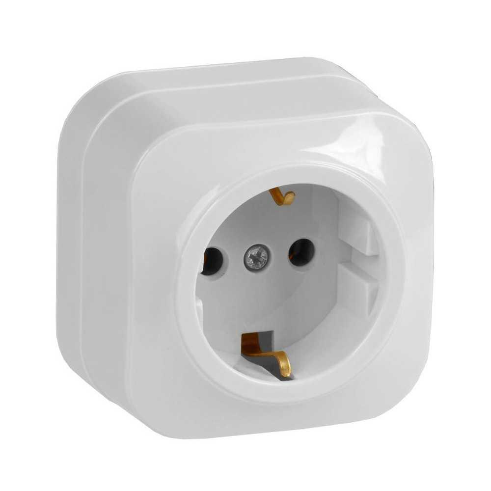 Розетка 2P+PE IEK Glory белая ERH11-K01-16 Розетка 2P+PE IEK Glory белая ERH11-K01-16