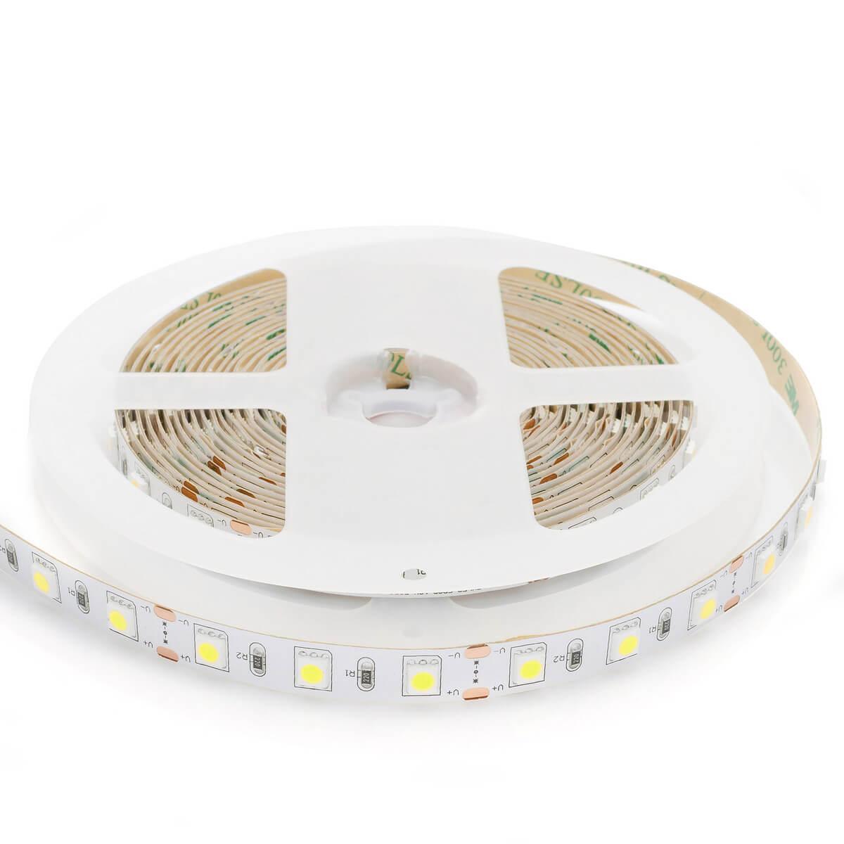 Светодиодная лента Apeyron 14,4W/m 60Led/m 5050SMD холодный белый 3M 229BL Светодиодная лента Apeyron 14,4W/m 60Led/m 5050SMD холодный белый 3M 229BL