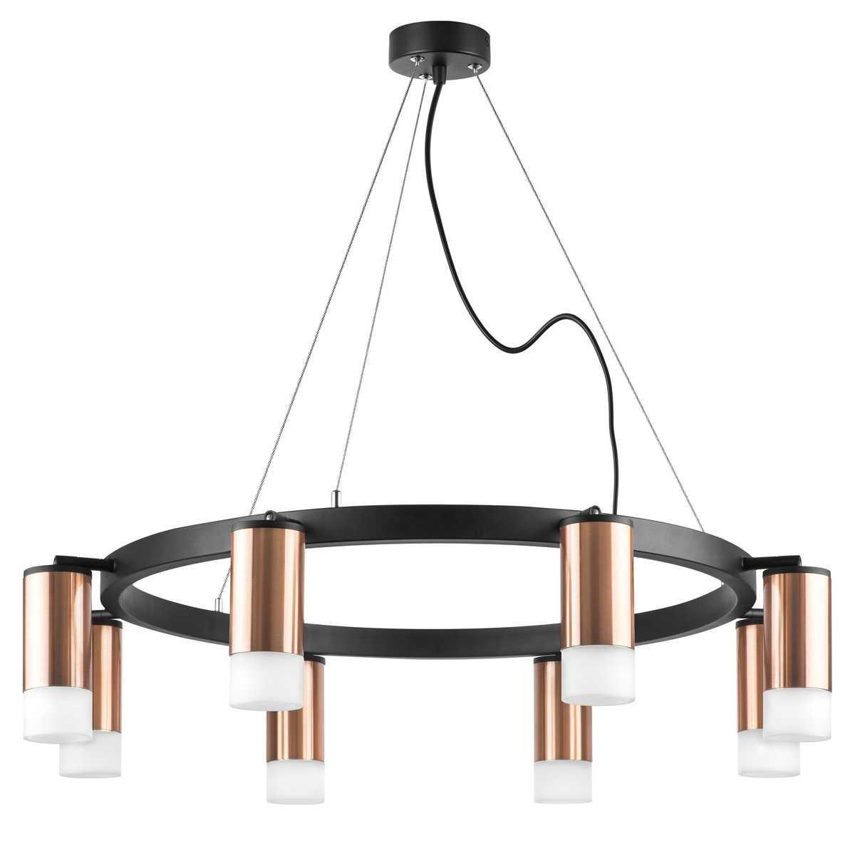 Подвесная люстра Lightstar Rullo (571018+214430-8+202431-8) LR0183081 Подвесная люстра Lightstar Rullo (571018+214430-8+202431-8) LR0183081