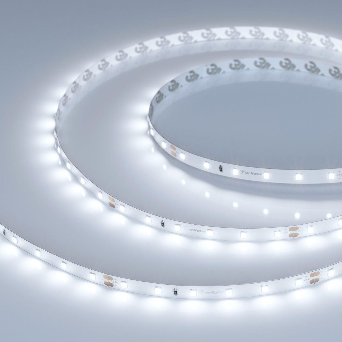 Светодиодная лента Arlight 8W/m 60Led/m 2835SMD холодный белый 5M UL-A60-8mm 24V White6000 042280 Светодиодная лента Arlight 8W/m 60Led/m 2835SMD холодный белый 5M UL-A60-8mm 24V White6000 042280