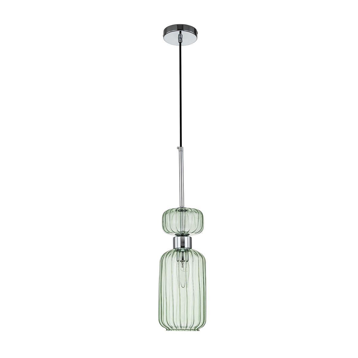 Подвесной светильник Escada Gloss 1141/1S Chrome/Green Подвесной светильник Escada Gloss 1141/1S Chrome/Green