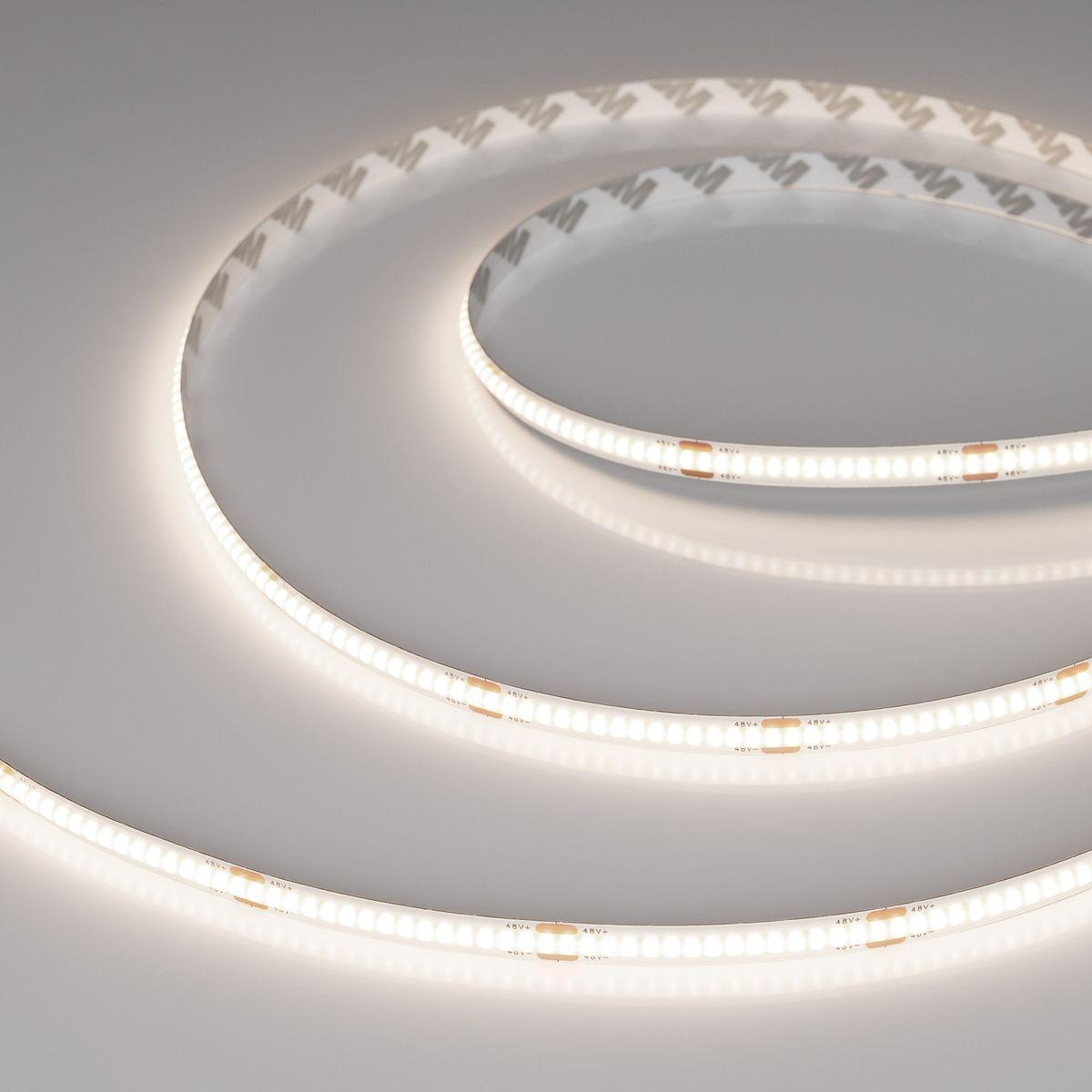 Светодиодная лента Arlight 8W/m 320LED/m CSP дневной белый 50М COB-X320-8mm 48V Day4000 043245 Светодиодная лента Arlight 8W/m 320LED/m CSP дневной белый 50М COB-X320-8mm 48V Day4000 043245