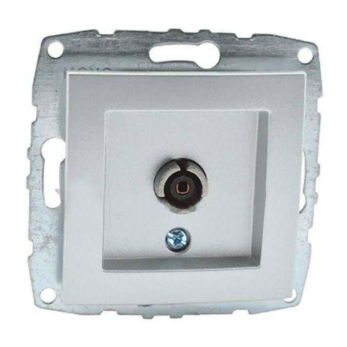 Розетка TV концевая Mono Electric Despina/ Larissa экран серебро 500-002105-138