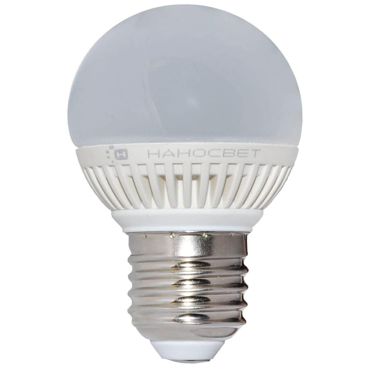 Лампа светодиодная Наносвет E27 5W 2700K матовая LC-G-5/E27/827 L117