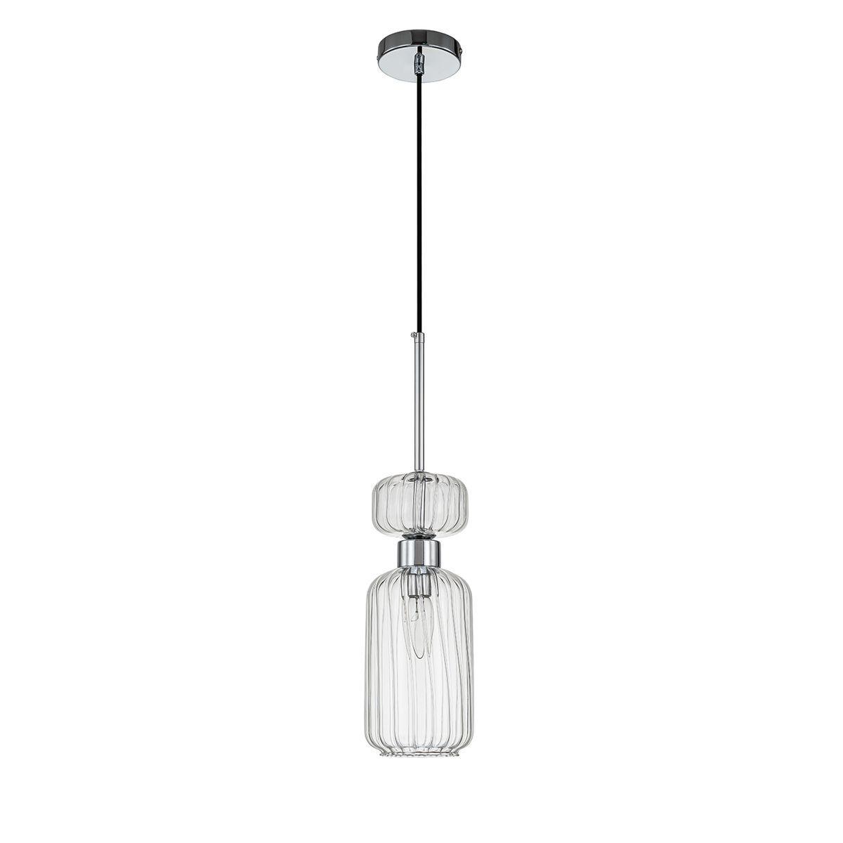 Подвесной светильник Escada Gloss 1141/1S Chrome/Clear Подвесной светильник Escada Gloss 1141/1S Chrome/Clear