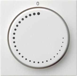 Лицевая панель Gira System 55 регулятора частоты вращения чисто-белый шелковисто-матовый 065227