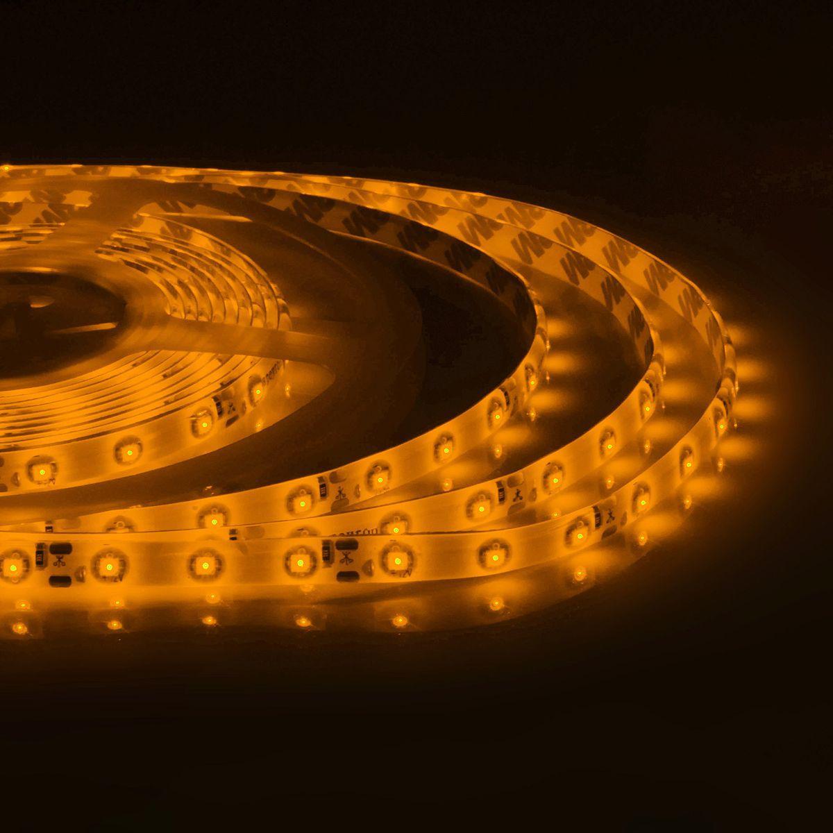 Светодиодная влагозащищенная лента Apeyron 4,8W/m 60LED/m 3528SMD желтый 5M 05BL Светодиодная влагозащищенная лента Apeyron 4,8W/m 60LED/m 3528SMD желтый 5M 05BL