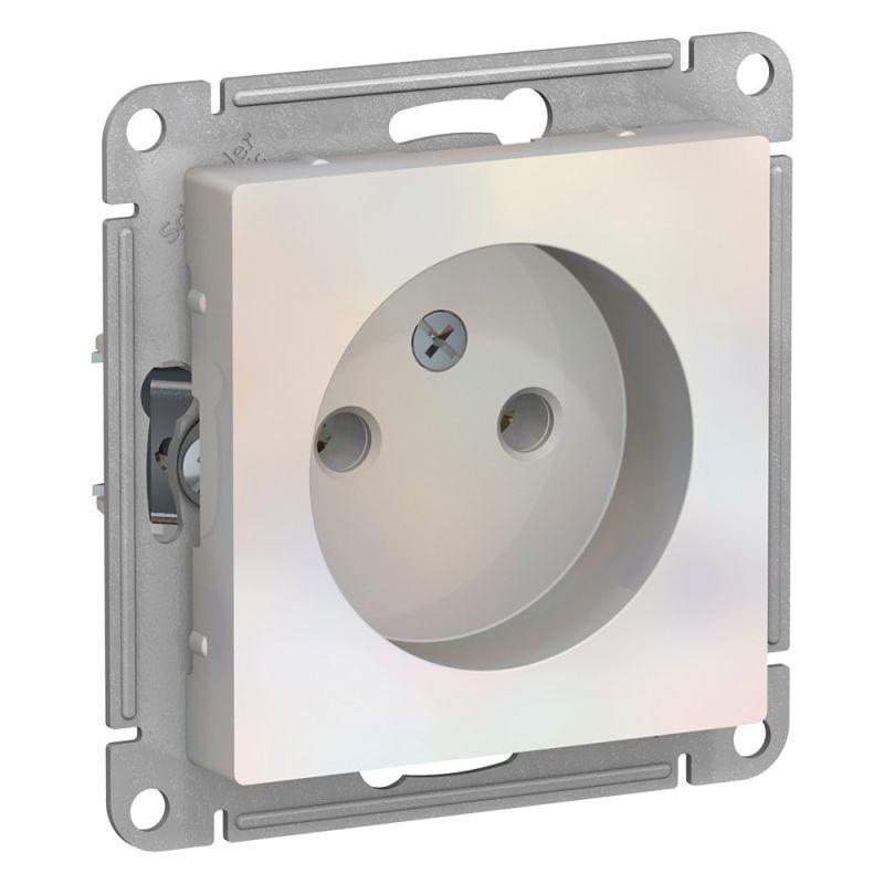 Розетка 2К Schneider Electric AtlasDesign 16A 250V жемчужная ATN000441 Розетка 2К Schneider Electric AtlasDesign 16A 250V жемчужная ATN000441