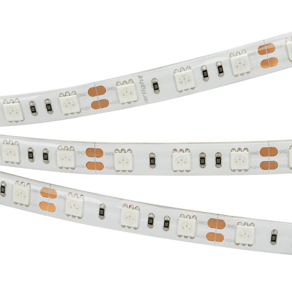 Светодиодная лента Arlight 14,4W/m 60LED/m 5060SMD желтый 5M 015444 Светодиодная лента Arlight 14,4W/m 60LED/m 5060SMD желтый 5M 015444