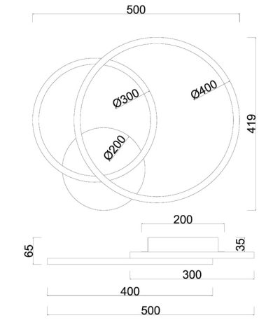 Потолочная люстра Arte Lamp Marsic A2211PL-48BK