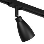 Трековый однофазный светильник Denkirs Bell DK6050-BK