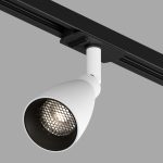 Трековый однофазный светильник Denkirs Bell DK6050-BW+BK