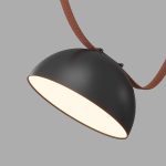 Трековый однофазный светильник Denkirs Belty Flow DK5561-BK