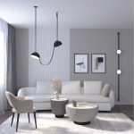 Трековый однофазный светильник Denkirs Belty Flow DK5561-BK