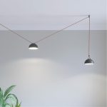 Трековый однофазный светильник Denkirs Belty Flow DK5561-BK