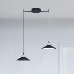 Трековый однофазный светильник Denkirs Belty Flow DK5565-BK