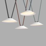 Трековый однофазный светильник Denkirs Belty Flow DK5565-WH+BK