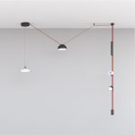 Трековый однофазный светильник Denkirs Belty Flow DK5565-WH+BK