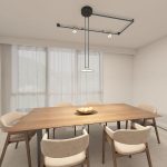 Трековый однофазный светильник Denkirs Belty Flow DK5565-WH+BK