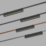 Трековый однофазный светильник Denkirs Belty Grill DK5571-BK