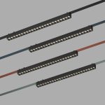 Трековый однофазный светильник Denkirs Belty Grill DK5573-BK