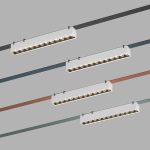 Трековый однофазный светильник Denkirs Belty Grill DK5571-WB