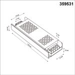 Драйвер Novotech Drive Glat IP20 300W 48V 359531
