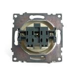 Розетка 1-местная б/з с защитной шторкой Stekker Катрин GLS10-7109-08 49223