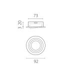 Встраиваемый светильник MR16 Lightstar Singo Base 011610