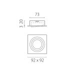Встраиваемый светильник MR16 Lightstar Singo Base 011615