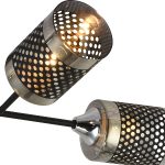 Люстра на штанге Reluce 01405-3.3-04B BK+CR