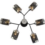 Люстра на штанге Reluce 01405-3.3-06B BK+CR