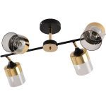 Люстра на штанге Reluce 01555-3.3-04B BK+FGD