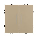 Механизм выключателя двухкавишный непроходной Arlight LED SWT-NOBE-MK02-SFPL-L-GD (230V, 10A) 054265