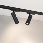 Трековый трехфазный светильник Arlight LGD-ARTEMIS-TRACK-4TR-R55-12W Day4000 (BK, 8-80 deg, 230V, DALI) 057691