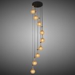 Каскадная люстра Reluce 02001-0.9-09 AMBER