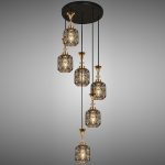 Каскадная люстра Reluce 02003-0.9-06 SMOKE