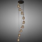 Каскадная люстра Reluce 02003-0.9-09 SMOKE